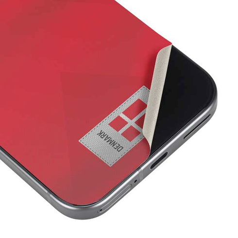 Denmark Soccer Flag Google Pixel 9a Skin